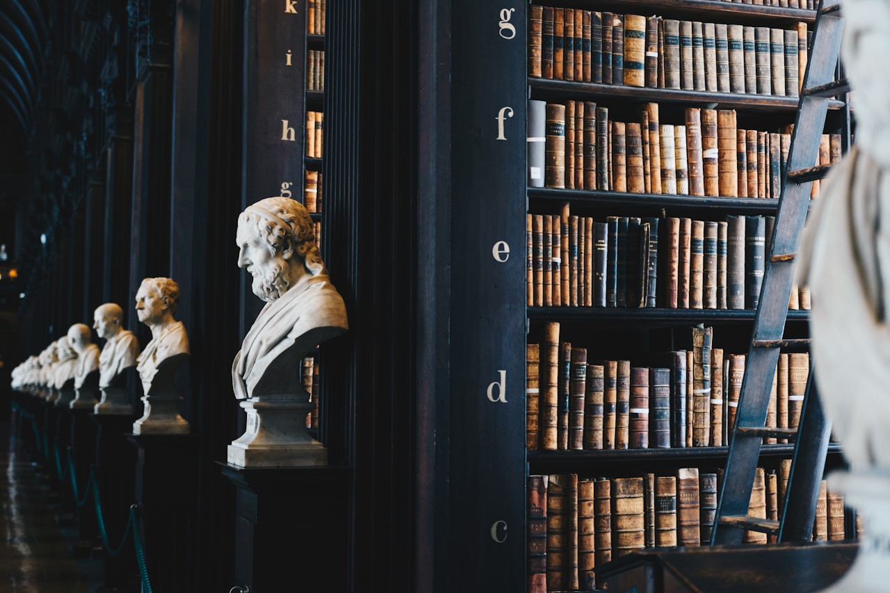 Legal library representing family law guidance